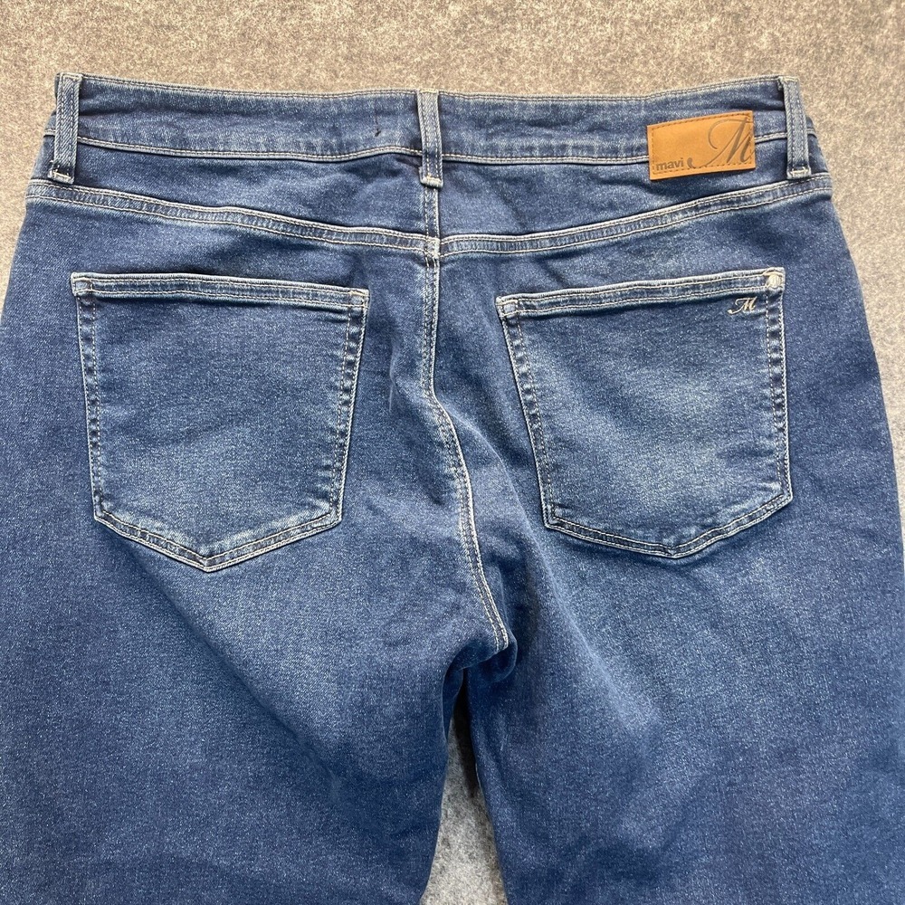 Mavi Jeans Women's 33x26 Viola High Rise Slim Straight Medium Blue Stretch Denim - Picture 11 of 12